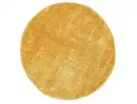 LivingStyles Eden Shag Round Rug, 160cm, Yellow offer