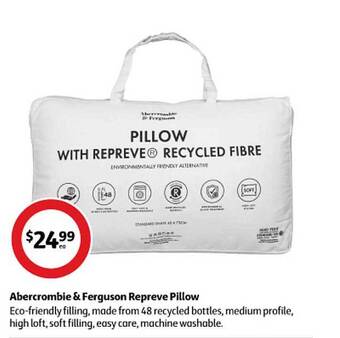 Abercrombie & ferguson repreve pillow