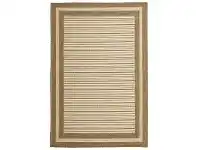 LivingStyles Pavilion Silas 150x220cm Egyptian Made Indoor/Outdoor Rug - Brown offer