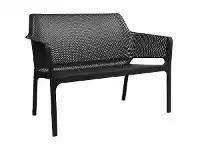 LivingStyles Net Italian Made Commercial Grade Outdoor Bench, 116cm, Anthracita offer