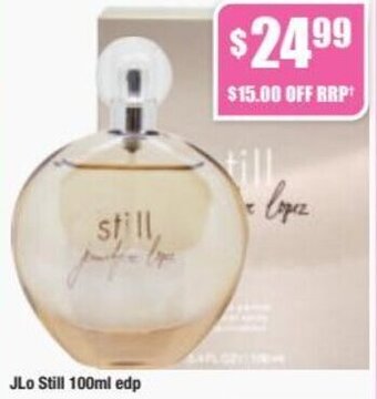 Chemist Warehouse JLo Still 100ml Edp offer