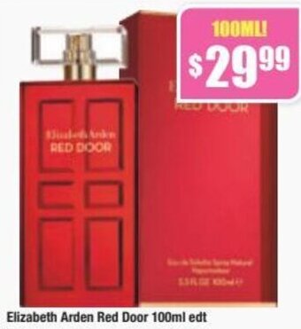 Chemist Warehouse Elizabeth Arden Red Door 100ml Edt offer