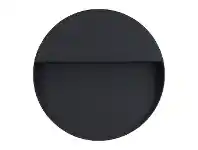 LivingStyles Zeke IP65 Exterior Surface Mounted LED Steplight, 3000K, Maxi Round, Dark Grey offer
