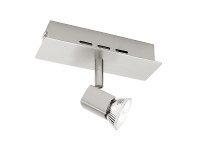 LivingStyles Titan Metal Spotlight, 1 Light, Satin Chrome offer