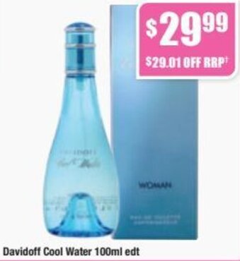 Chemist Warehouse Davidoff Cool Water 100ml Edt offer