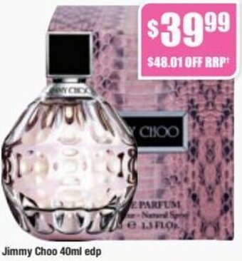 Chemist Warehouse Jimmy Choo 40ml Edp offer