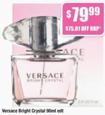 Chemist Warehouse Versace Bright Crystal 90ml Edt offer