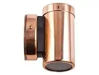 LivingStyles Roslin Economy IP54 Exterior Fixed Down Wall Light, MR16, Copper offer