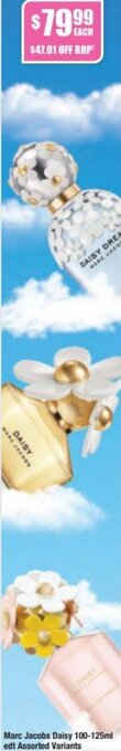 Chemist Warehouse Marc Jacobs Daisy 100-125ml Edt Assorted Variants offer