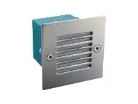 LivingStyles Ledger IP54 Indoor / Outdoor Recessed LED Steplight, 240V, Mini Square, Grilled offer