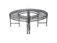 LivingStyles Rothburry Iron Tree Surround Bench offer