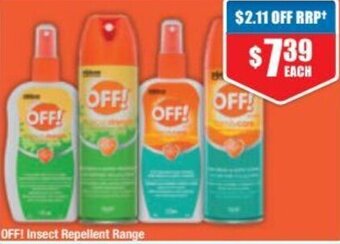 Off! Insect Repellent Range