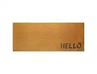 LivingStyles Stainless Steel Letter Decored Coir Doormat, Hello, 110x45cm offer