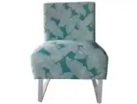 LivingStyles Jessy Fabric Outdoor Lounge Chair, Teal Palm offer