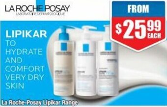 Chemist Warehouse La Roche-Posay Lipikar Range offer