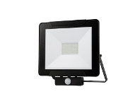 LivingStyles Dino IP65 DIY LED Outdoor Floodlight with Motion Sensor, 50W, Black offer