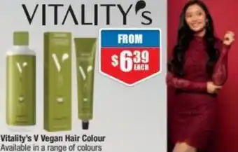 Chemist Warehouse Vitality's V Vegan Hair Colour offer
