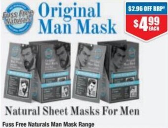 Fuss Free Naturals Man Mask Range