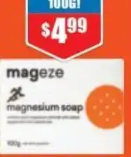 Chemist Warehouse Mageze Magnesium Body Soap 100g offer