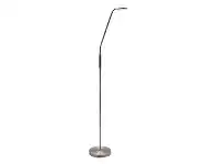Dylan Metal LED Floor Lamp, Chrome