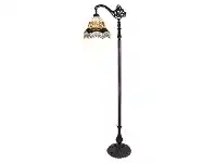 LivingStyles Madonna Tiffany Style Stained Glass Edwardian Floor Lamp offer