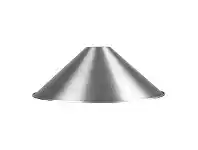 LivingStyles Victoriana Aluminium DIY Shade, 34cm, Brushed Aluminium offer