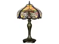 LivingStyles Baroque Tiffany Stained Glass Table Lamp, Small offer
