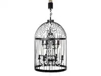 LivingStyles Macaw Handcrafted Metal Cage Chandelier, 12 Arm offer