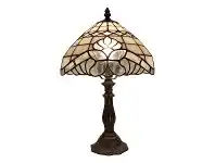 LivingStyles Vienna Tiffany Style Stained Glass Table Lamp, Small offer