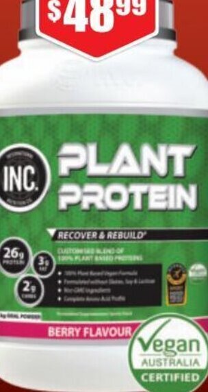 Chemist Warehouse INC, Plant Protein offer