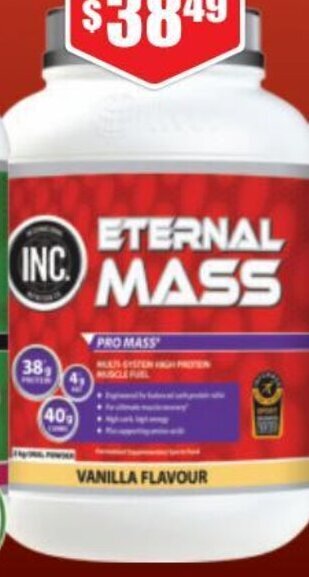 Chemist Warehouse INC, Eternal Mass offer