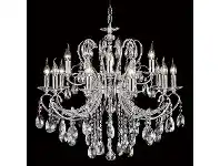 LivingStyles Persephone Asfour Crystal Chandelier, 15 Arm, Chrome offer