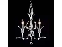 LivingStyles Artemis Asfour Crystal Chandelier, 3 Arm, Chrome offer