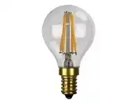 LivingStyles Allume G45 Dimmable LED Filament Globe, E14, 4W, 2700K, Clear offer