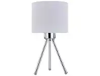 LivingStyles Sylive Metal Base Table Lamp, Chrome offer