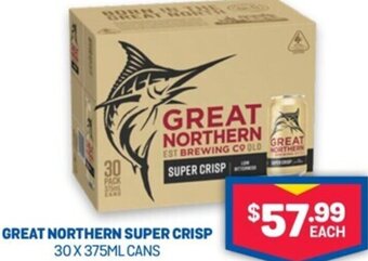 Great Northern Super Crisp 30 x 375ml Cans