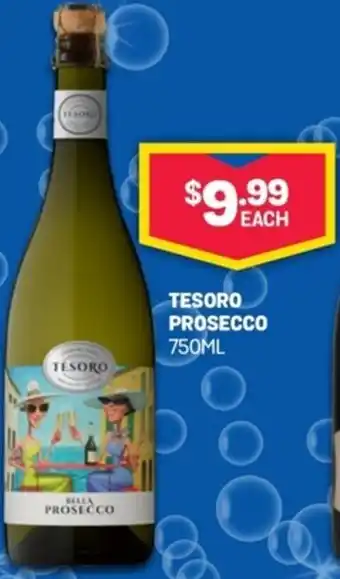 Bottlemart Tesoro Prosecco 750ml offer