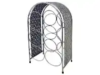 LivingStyles Audel Cut Out Metal Wine Rack offer