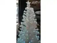 The Party People Shop Christmas Tree - 1.8 m White, Fibre Optic offer