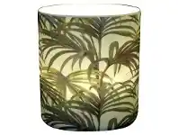 Trinity Porcelain Tealight Holder, Sentry Palm