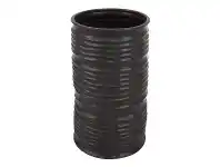 Matisse Ceramic Vase, Medium, Black