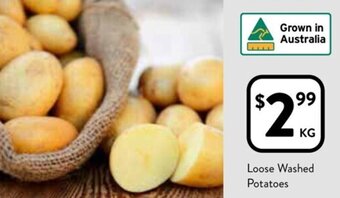 Foodworks Loose Washed Potatoes offer