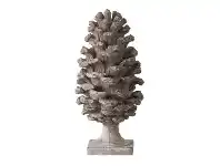 Oasis Pinecone Sculpture on Stand, Large