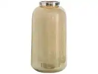 LivingStyles Danston Lustre Glass Vase, Large, Amber offer