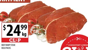 Supabarn Beef Rump Steak Bulk Packs offer