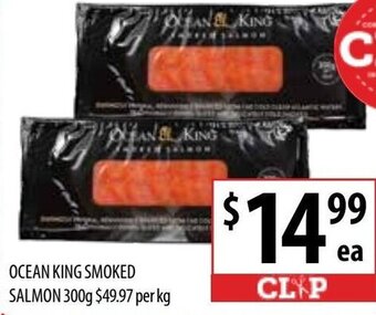 Supabarn Ocean King Smoked Salmon 300g offer