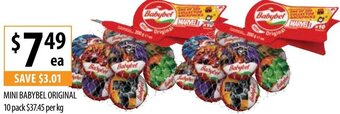 Supabarn Mini Babybel Original 10 Pack offer