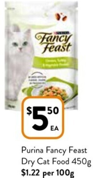 Purina Fancy Feast Dry Cat Food 450g