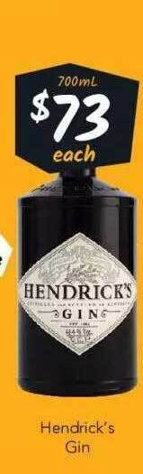Hendrick's gin