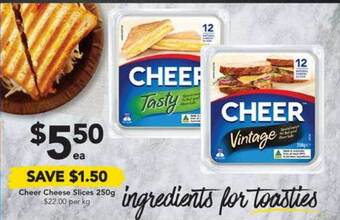Drakes Cheer cheese slices offer